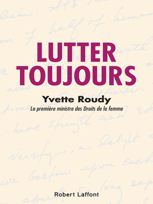 cover image of Lutter toujours